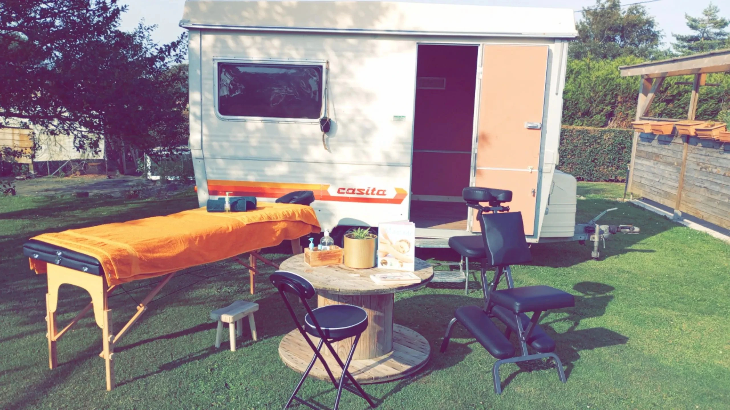 caravane aménagé zen