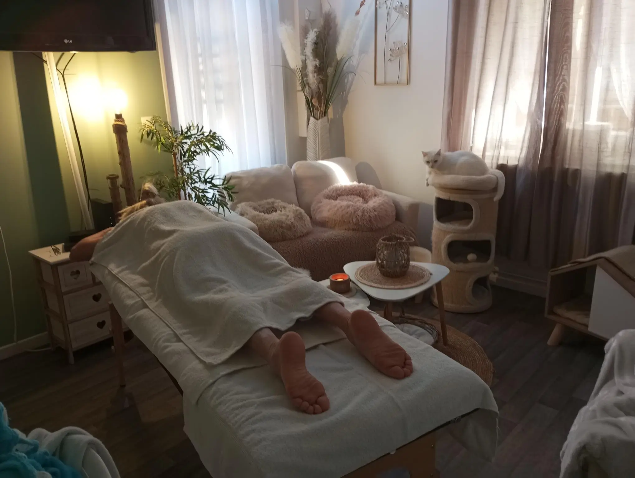 Massage à domicile avec  baie Essentielle en Baie de Somme