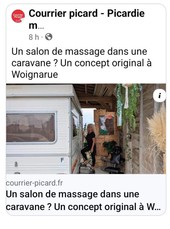 Article Courrier Picard de Baie essentielle à Woignarue